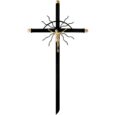 Krzyż metalowy M2- Złoty 120cm
